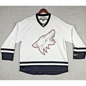 Vintage AZ PHOENIX COYOTES Reebok CCM Practice Jersey NHL Hockey Sz L - Rare